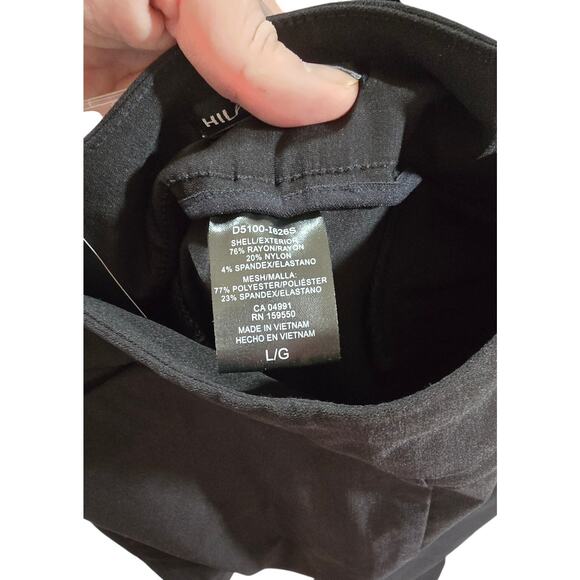NWT Hilary Radley Womens Tummy Control Panel Pants Black Size Large 27" Inseam L - Picture 8 of 9